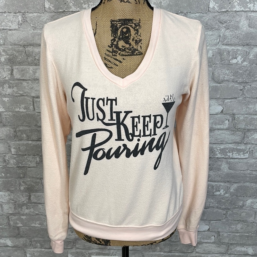 Wildfox "Just Keep Pouring" Beach Jumper